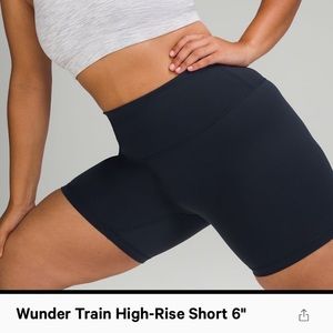 COPY - LULULEMON 6” WUNDER TRAIN SHORTS